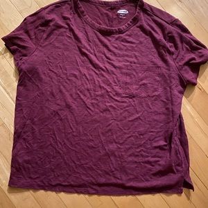 Maroon old navy women’s top